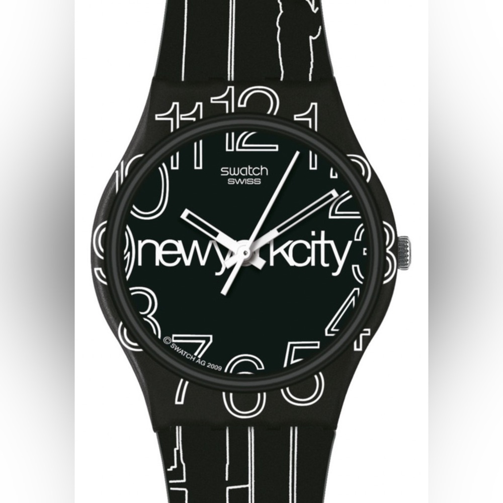 RARE SWATCH ★ Lines in the Sky QUARTZ ★ SWISS MADE ★ NEW YORK CITY ★ RARE
